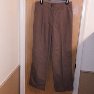 JM Collection womens 12 petite toffee color pants